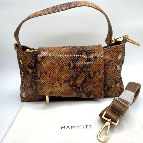 HAMMITT VIP Satchel • Centerpiece Snake • EUC • Shoulder or Crossbody - Picture 2 of 16